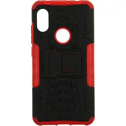 Чохол-накладка Toto Dazzle Kickstand 2 in 1 Case Xiaomi Redmi Note 6 Pro Red - мініатюра 4