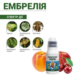 Фунгіцид для плодових культур Ембрелія ProtectON 75 мл (176413) - мініатюра 2