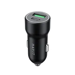 Автомобільний зарядний пристрій HAVIT HV-CC613 20W USB+USB-C HAVIT (27959-000) - мініатюра 3