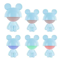 Світильник-нічник Kite LED з акумулятором Cute Mouse блакитний (K25-316-2-3) - мініатюра 4