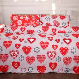 Підковдра MirSon Ranforce Elite 17-0656 Gingerbread 110 x 140 см червона (2200009611407) - мініатюра 2