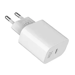 Зарядний пристрій мережевий MAKE 20W Type-C PD3.0 White - мініатюра 7