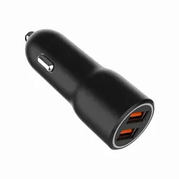 Зарядний пристрій Gembird 2xUSB QC3.0 car adapter black (TA-UC-A2QC36-CAR-01) - мініатюра 4