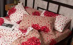 Набір наволочок Moon&Star Бязь Gold Люкс Petal Heart 40х40 см 2 шт - мініатюра 4
