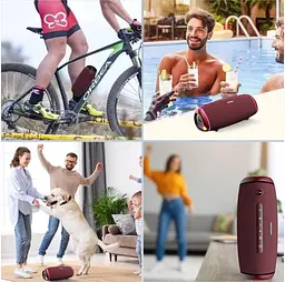 Портативна акустика Sounarc R260W до 12 год бездротова червона - мініатюра 7
