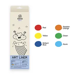 Набір кольорових лінерів, 6 кольорів, 6 set Rainbow, IDEA10-AL6RAINB, 99IDEAS