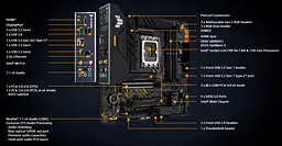 Материнська плата Asus TUF Gaming B660M-Plus Wi-Fi [93678] - мініатюра 10