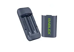 Зарядний пристрій з функцією PowerBank для акумуляторів 18650 Rablex RB-400 Чорний (30151404) - мініатюра 3
