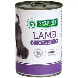 Консерви для собак Nature's Protection Adult Lamb з ягням 800 г (KIK24632)