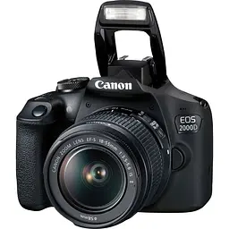 Дзеркальний фотоапарат Canon EOS 2000D Kit EF-S 18-55mm f/3.5-5.6 IS II (2728C008) UA [83555] - мініатюра 2