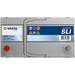 Акумулятор Varta Dynamic SLI 12В 45Аг 330А (EN) L+ (545157033) - мініатюра 4