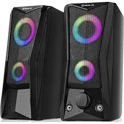 Акустична система REAL-EL S-107 USB Black (EL121100017) - мініатюра 5