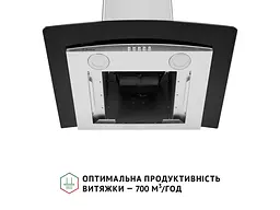 Витяжка Т-подібна Perfelli GRASSI 6HMX INOX - мініатюра 5
