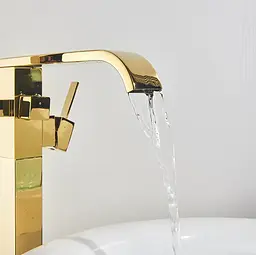 Змішувач для ванни Rea Carat підлоговий gold REA-B5231, Золотий - мініатюра 4