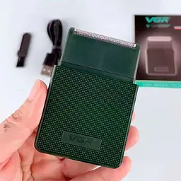 Електробритва VGR V-376 Green Shaver з висувним тримером зелена (44961-V-376_208) - мініатюра 10