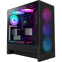 Корпус NZXT H5 Flow RGB Чорний (CC-H52FB-R1) без БЖ