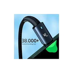 Дата кабель USB 2.0 AM to USB-C 2.0m 100W blue Essager (EXC7A-CGA03-P) - мініатюра 6
