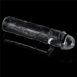 Насадка на пеніс Lovetoy Flawless Clear Penis Sleeve Add 2 19 см прозорий - мініатюра 3
