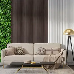 Рейка декоративна Sticker Wall WPC стінова 3000х165х23мм Горіх SW-00001535 - мініатюра 6