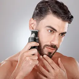 Машинка для стрижки HOCO HP23 Diamond engraving electric hair clipper Black (6942007623773) - мініатюра 7