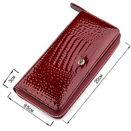 Гаманець жіночий ST Leather 18434 (S7001A) на блискавці бордовий - мініатюра 6