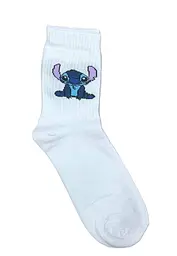 Шкарпетки жіночі "Stitch" білі