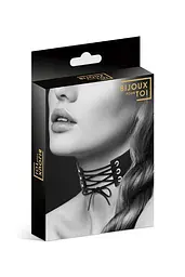 Чокер зі шнурівкою з екошкіри Bijoux Pour Toi Lacet - мініатюра 3