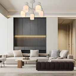 Люстра Ardero BL1150 OLIVIA під лампу білий - мініатюра 3