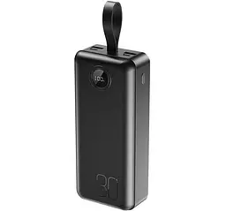 Зовнішній акумулятор XO PR240 30000 mAh 20W Портативна батарея - зарядне чорне - мініатюра 2