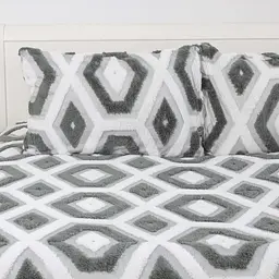 Покривало ТЕП Boho сірий ромб 220 x 240 см (4-05213_35070) - мініатюра 2
