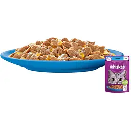 Вологий корм для котів Whiskas з тунцем в желе 1.19 кг (14 шт. х 85 г) - мініатюра 3