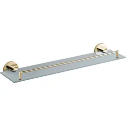 Полиця скляна VBI Venus brushed gold VBI-040009BG, Золотий