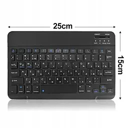 Клавіатура з мишкою Keyboard set AND 5370 для планшета телефону Bluetooth iPad iPhone Android Type-C Чорний - мініатюра 5
