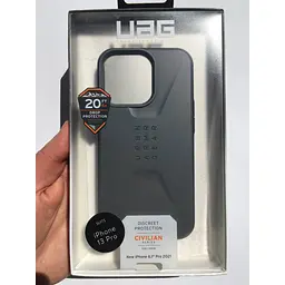 Оригінальний протиударний чохол UAG Civilian для iPhone 13 Pro (6.1") Grey 11315D113333 - мініатюра 5