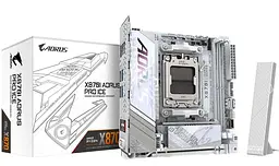 Материнська плата Gigabyte X870I AORUS PRO ICE (X870I AORUS PRO ICE) (Socket AM5, AMD X870, Mini-ITX) - мініатюра 6