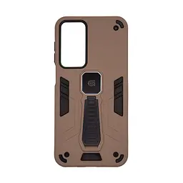 Чехол для Samsung Galaxy A16 4G (A165)/A16 5G (A166), Proover, коричневый, с подставкой и магнитом, противоударный, ударопрочный, бронированный, панель-накладка, защита всего корпуса, термополиуретан (TPU) + поликарбонат (PC), ArmorStandart (ARM85768)