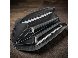 Жіночий гаманець із натуральної шкіри Cortina 5059 nero Чорний 19x10x2,5 см TONY PEROTTI acs0032514 - мініатюра 2