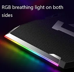 Охолоджувальна підставка для ноутбука 15-17.3 дюймів Ice Coorel K-9 Blue RGB - мініатюра 7