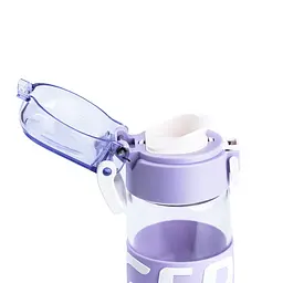 Пляшка для води скляна Cille 460 мл, бузковий Happy Life HP17299V - мініатюра 3