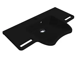 Умивальник Miraggio KRAKOW BLACK (8813470) Mirasoft, Матовий, Підвісний, Чорний
