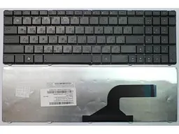 Клавіатура для ноутбуків Asus A52, K52, N53, X52, X54, U50 чорна (версія N53) RU/US - мініатюра 2