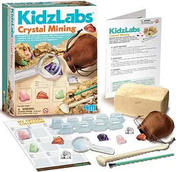 Набір для досліджень 4M KidzLabs Видобуток мінералів (00-03252) - мініатюра 3