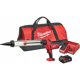 Пістолет для герметиків акумуляторний MILWAUKEE, C18 PCG/600T-201B, 600мл (зарядний пристрій М12-18 С, 1 акумулятор М18 В 2А·год, п - мініатюра 2