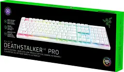 Клавіатура Razer DeathStalker V2 Pro Clicky Optical Switch Wireless White (RZ03-04363500-R3M1) - мініатюра 5