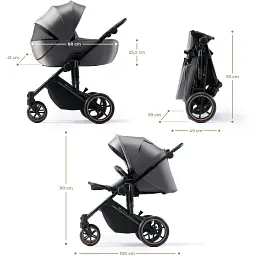 Універсальна коляска 2 в 1 Kinderkraft Prime 2 Shadow Grey (KSPRIM02GRY2000) - мініатюра 4