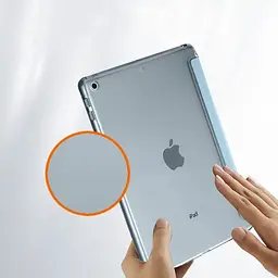 Чохол-книжка BeCover Tri Fold Hard для Apple iPad 10.2 2019/2020/2021 Light Blue (711126) - мініатюра 3