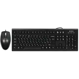 Комплект (клавіатура + миша) A4Tech KRS-8572 Black USB