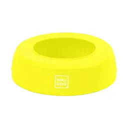 Миска-непроливайка Waudog Silicone, 1 л, жовтий (50798) - мініатюра 2