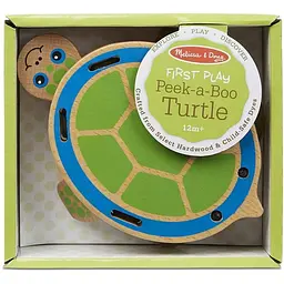 Іграшка для малюків Melissa & Doug Зіграй в хованки з черепашкою дерев'яна (MD4029) - мініатюра 4