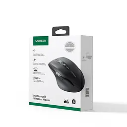 Маніпулятор миша бездротова UGREEN M751 Multi-mode Wireless Mouse Black (UGR-45792) - мініатюра 2